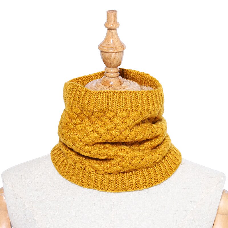 Chauffe-col écharpe en tricot pour femme | Écharpe hiver pour femme, tricoté, enfant, femme, col anneau, châles, Tube enveloppe, écharpes pour femme