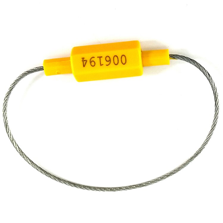 10 Pcs Staaldraad Seal Met Lood Label Container Seal Met Lead Plastic Seal Met Eenmalige Sealing Lock