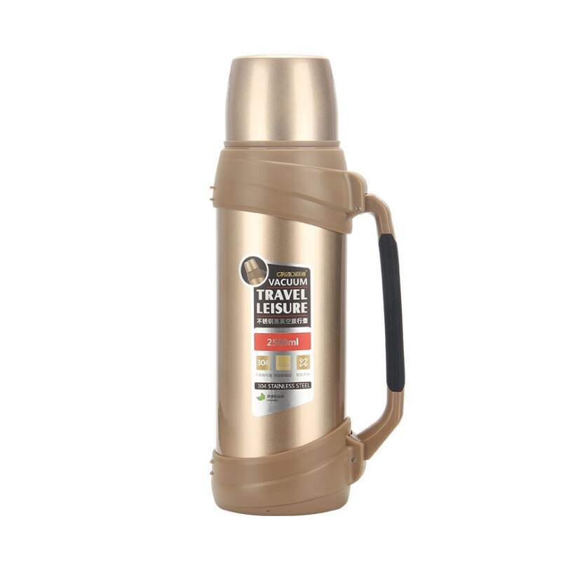 2000/2500ml Thermos Flask Outdoor Stainless Steel Termos Large Capacity Thermo Coffee Mug Cup Water Bottle ThermosFlask: 2.5L / style1