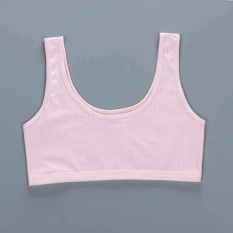 Girls Bra Cotton Tops Sports Bras Without Bones School Students Underwear Teens Crop Top 12 Years Old Clothes For Teenagers