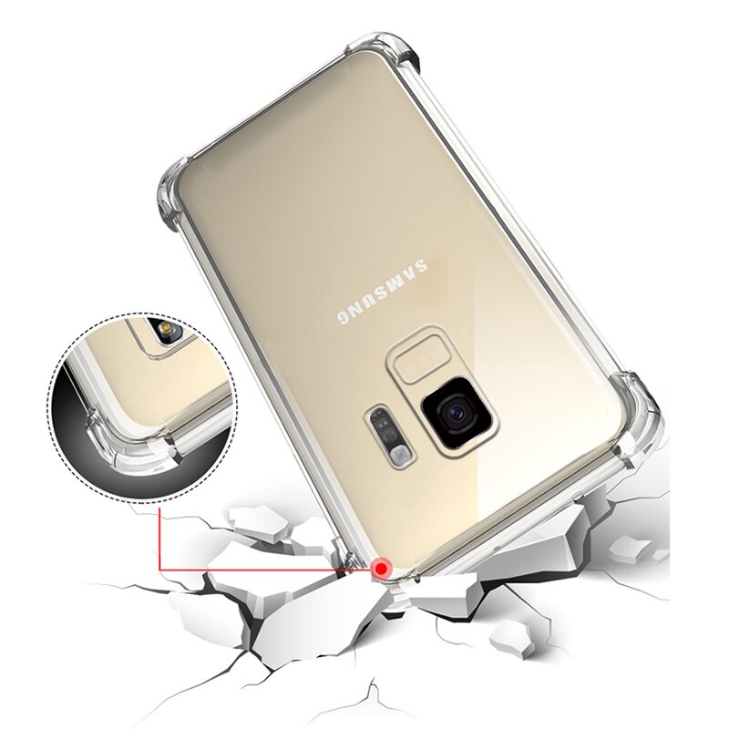 Soft TPU Clear Silicone Case For Samsung Galaxy J3 J5 J7 J4 J6 J8 A6 A8 Plus A7 A6S A9S Note 9 Bag Cover Coque Fundas