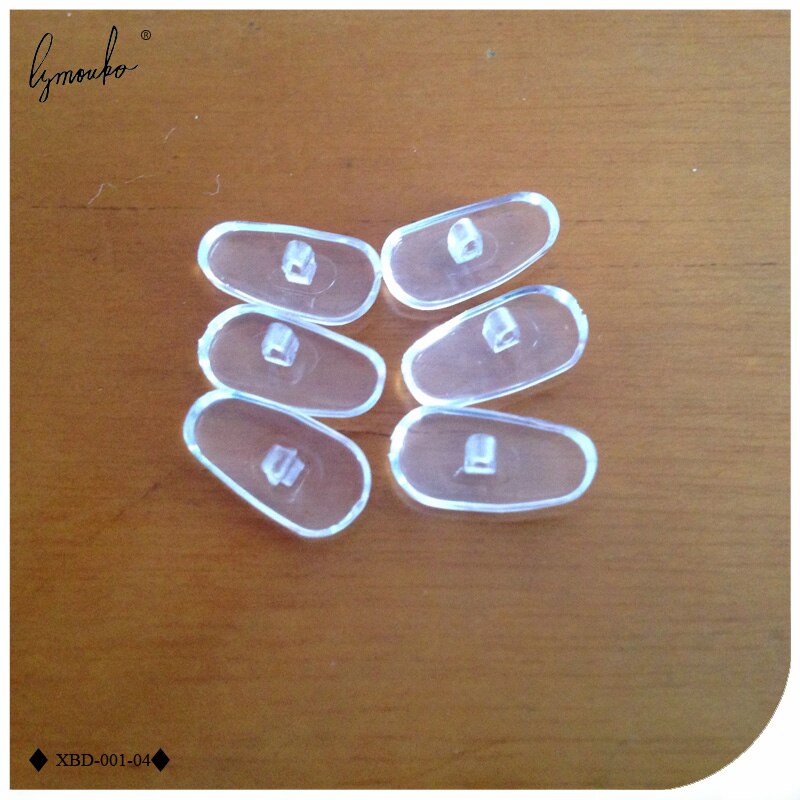 Lymouko 20Pairs/Lot PVC Eyeglass Plastic Nose Pads Lock Type Frame On Nose Pad Glasses Massage Health Care Anti-Slip Toos