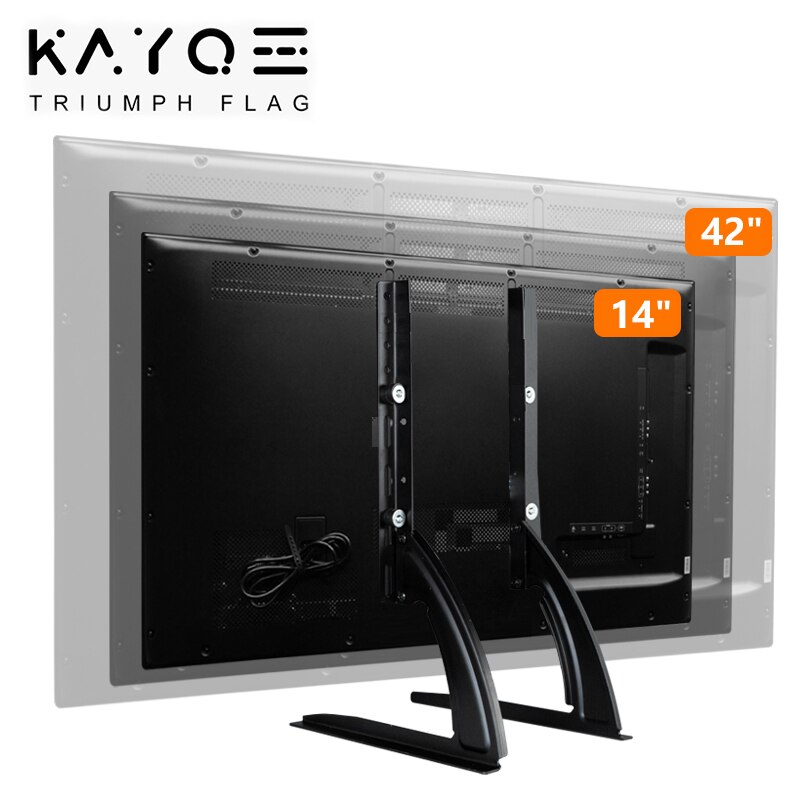 Universal TV Wall Mount Bracket for Most 14-42 Inch LED Plasma TV Mount Stands Up To VESA 400x200mm and 77 LBS Loading Capacity