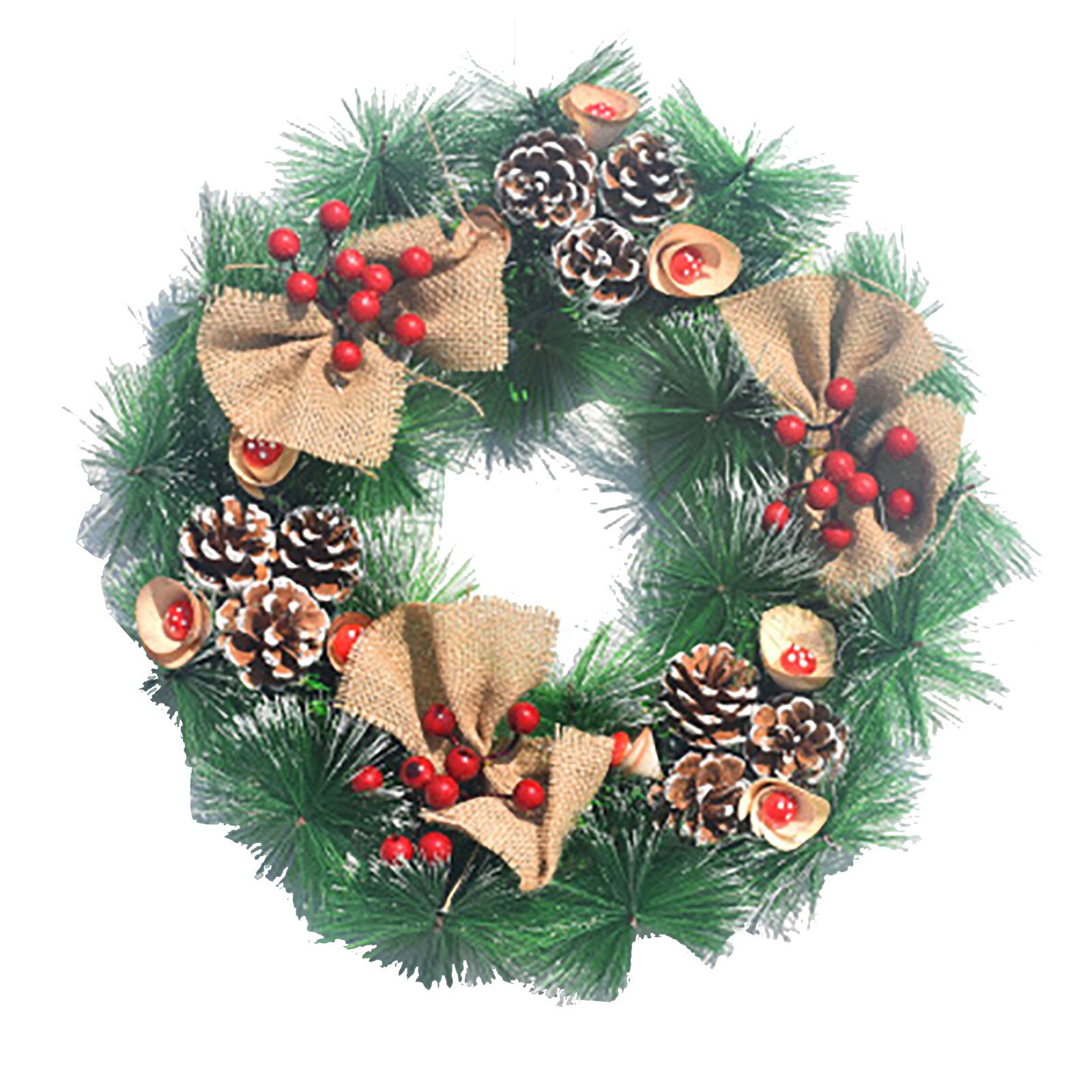 HappyMerry Christmas And Halloween Christmas Wreath 30cm Wreath Christmas Tree Decoration Christmas Decor Home Tools