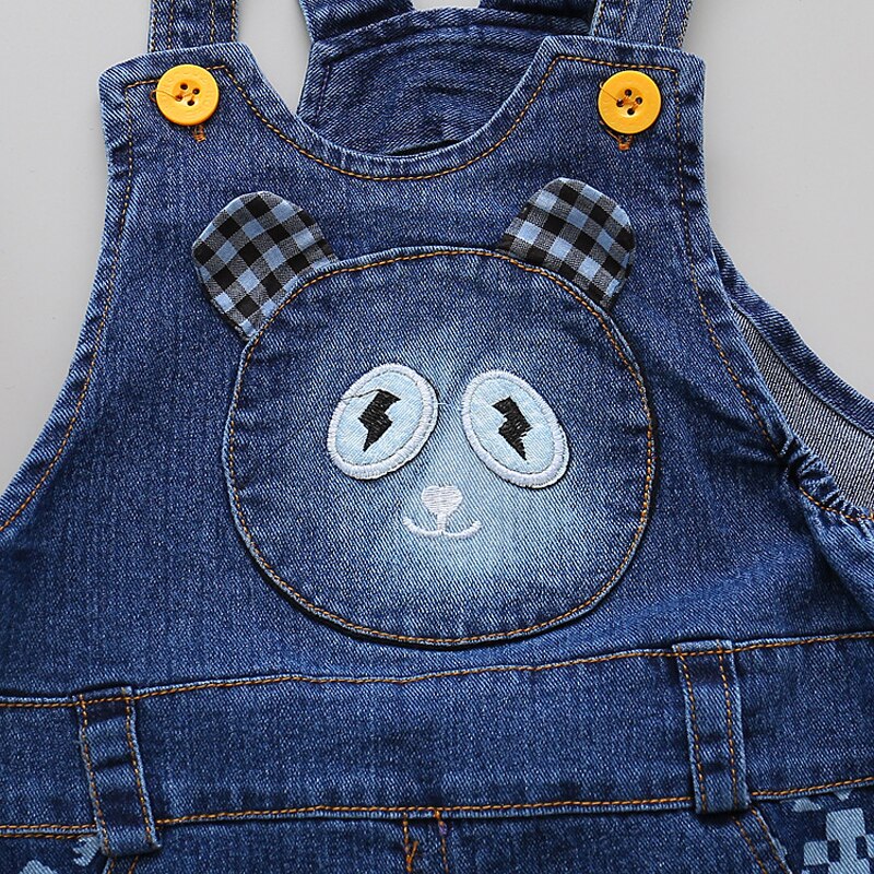 IENENS-salopette en jean pour bébé garçon | Salopette en Denim, pantalons longs pour bébés garçons et enfants, tenue d'enfants