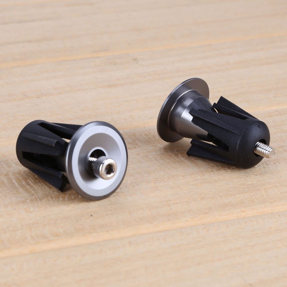 Bouchons de guidon de vélo en alliage d'aluminium, 2 pièces, poignées de bicyclette, accessoires de vélo vtt