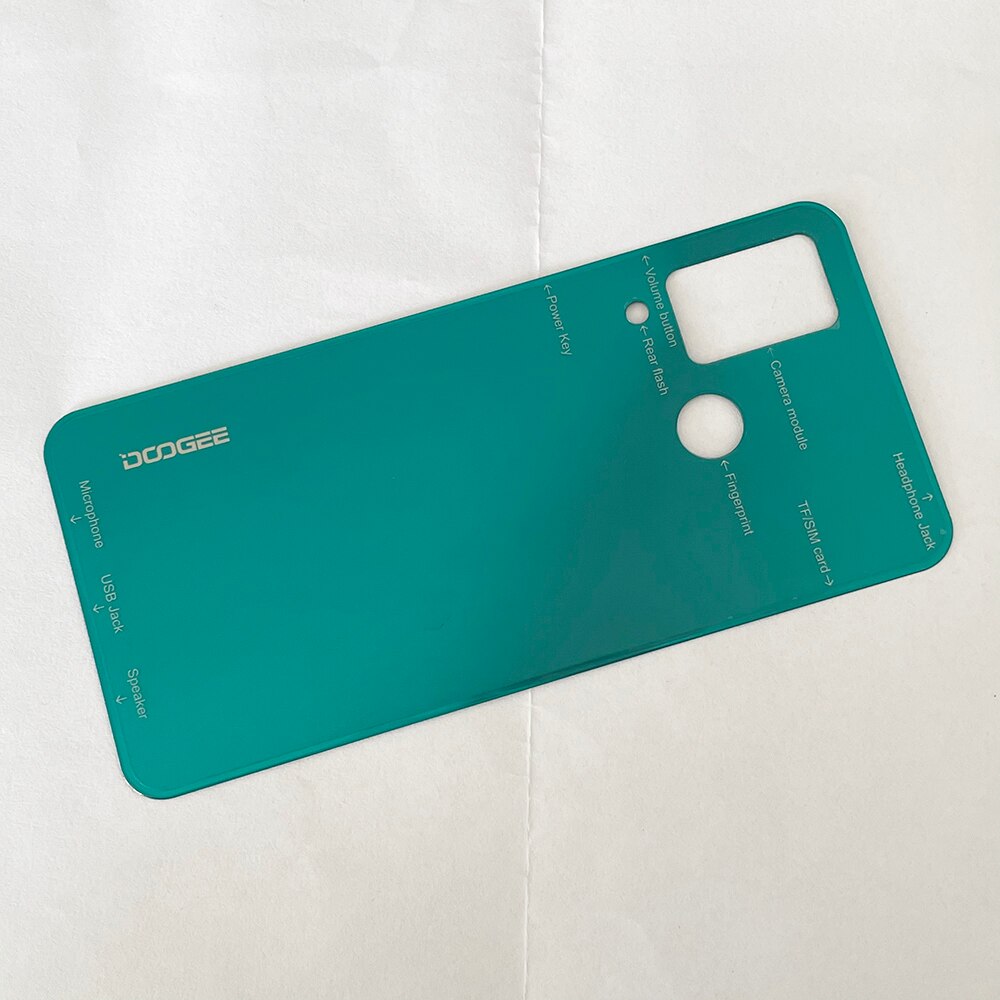 Coque de protection arrière pour batterie DOOGEE N20 Pro, originale, pour panneau arrière: Green for N20 Pro