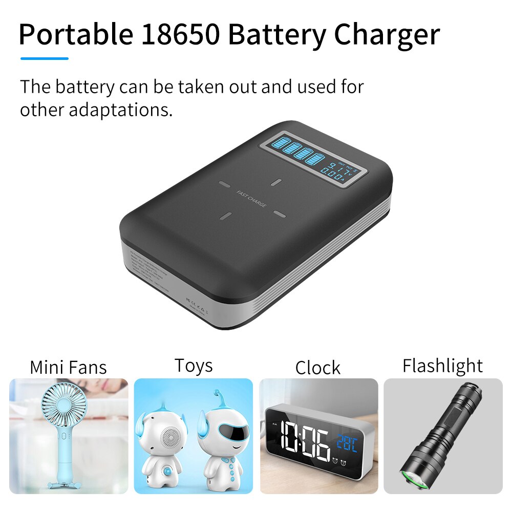 3 In 1 Diy 10W Draadloze Power Bank Snel Opladen 18650 Case Voor Xiaomi Sansung Externe Batterij Powerbank Doos voor Iphone 11 X Xs