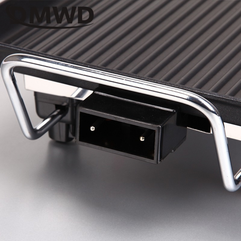 DMWD Domestic electric roasting oven Electric baking pan Korean barbecue machine Teppanyaki smoke-free non stick pot roast 110V