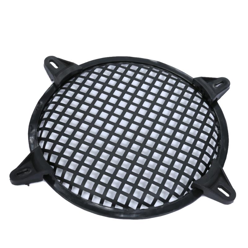 8 pulgadas malla redonda de metal altavoz de subgraves para coche cubierta rejilla del altavoz parte protector de altavoces para coche Subwoofer Loudspeak cubre