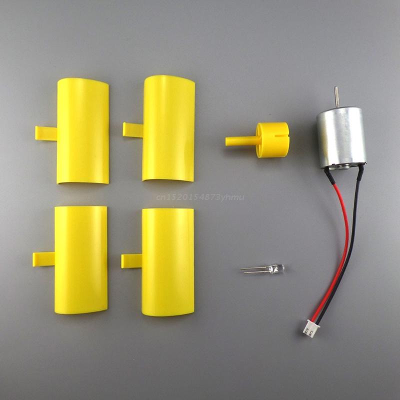 0.1V-5.5V Mini Wind Turbine Generator Mini Motor with Blade DIY Kit for Making All Kinds of Small Technology Model Making