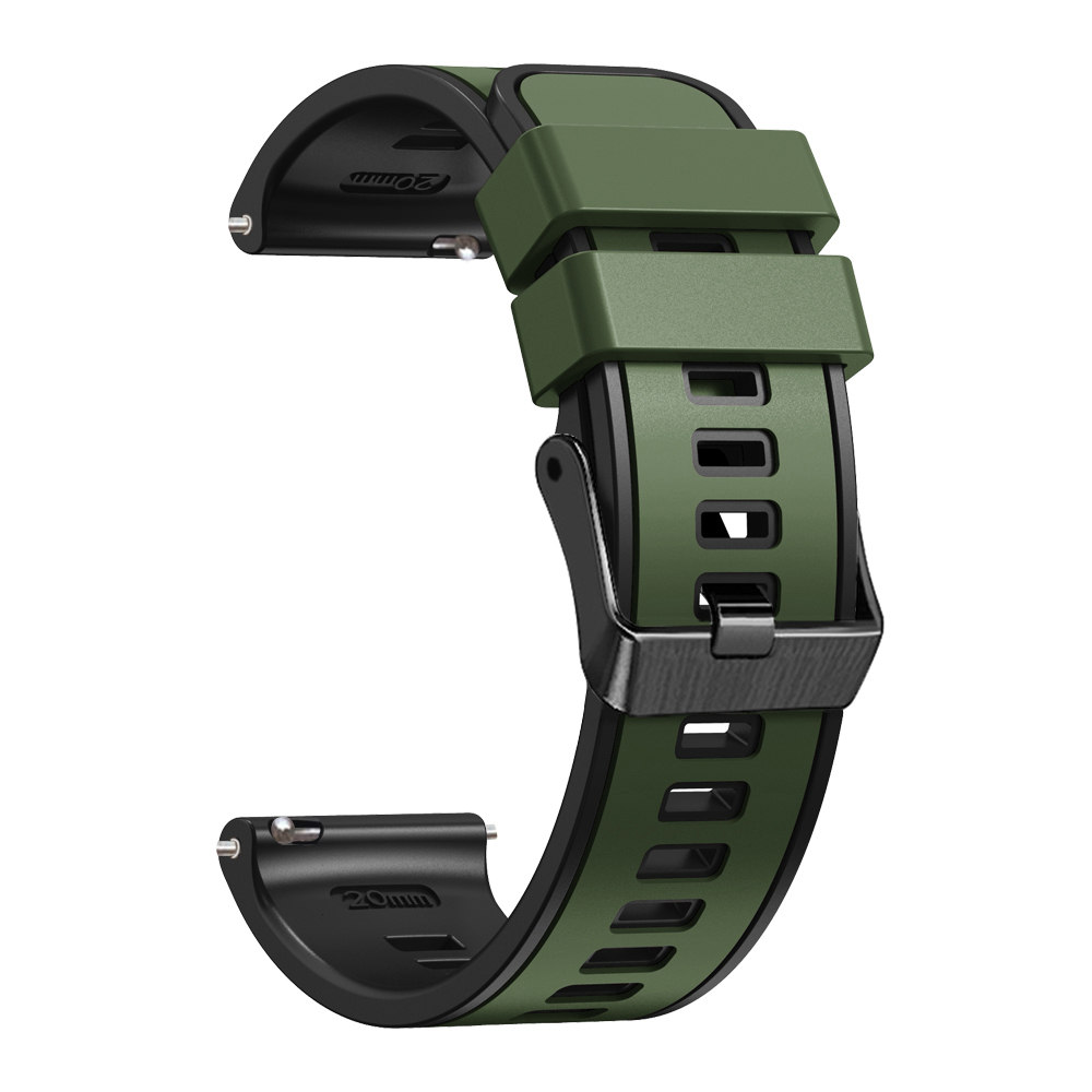Til huawei watch  gt 5 gt5 pro 46mm rem silikone urrem armbånd til huawei watch  gt3 gt2 pro  gt4 46mm smartwatch-tilbehør: Hær blå