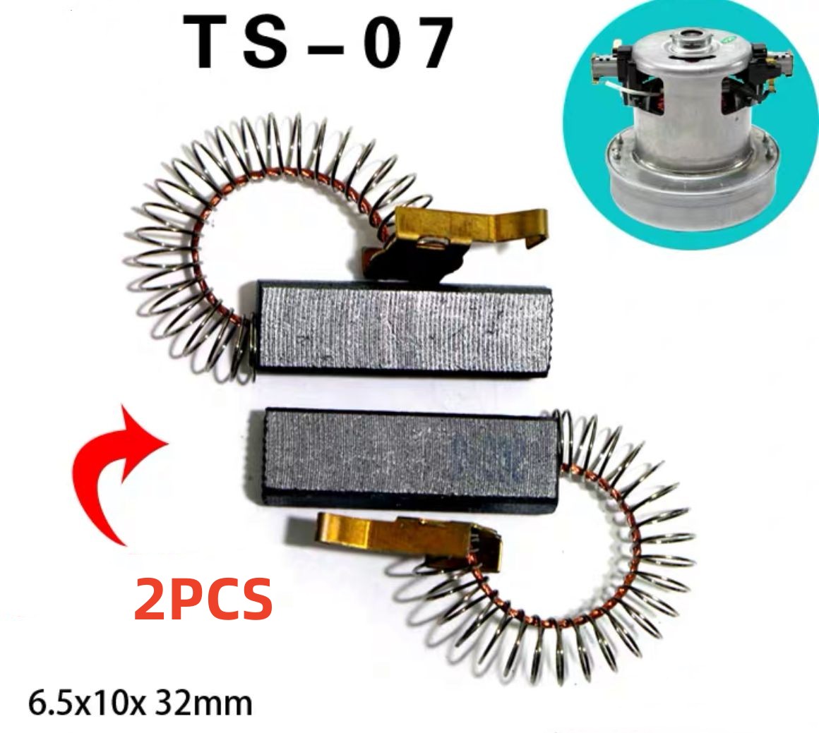 motor replacement carbon motor brushes for universal dc domel industrial vacuum cleaner feeding machine carbon motor brush parts: green