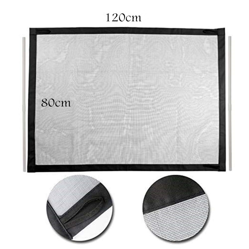 Dog Gate Baby Gate Portection Safety Fencing Guard Protector Safe Products Mesh Magic Pet shield Gate For Dogs Baby Safe Fence: 120-80