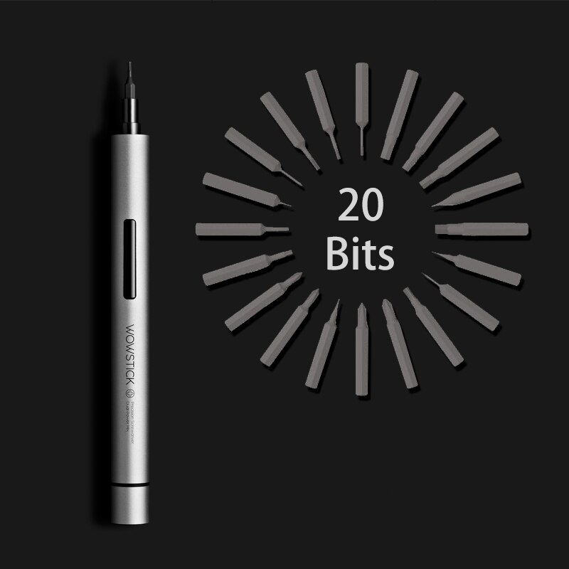 Wowstick 1P+ 22 In 1 Precision Electric Screwdriver Dual Mode Power Cordless Screwdriver Repair Tools Kits With 20 Bits: Set 1