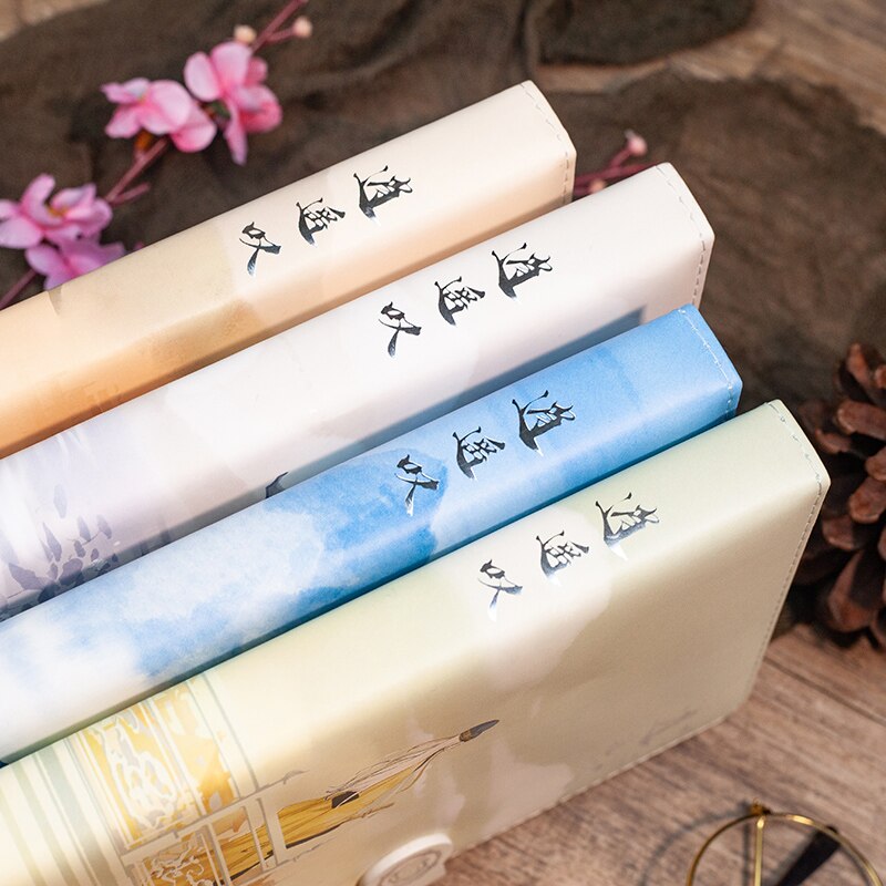 Hardcover Creativity Chinese Style Notebook School Supplies Stationery Notepad Diary Book Weekly Planner Daily Work Journal