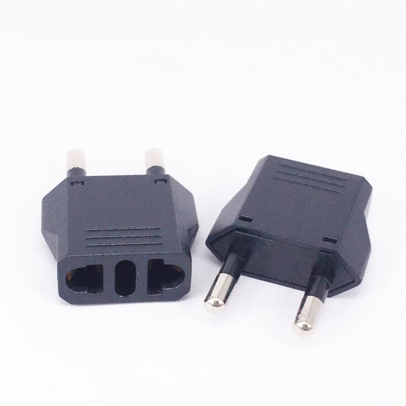 10 stk eu kr stik rejseadapter amerikansk cn us til eu kr euro europæisk strømadapter elektrisk stik konverter stikkontakter