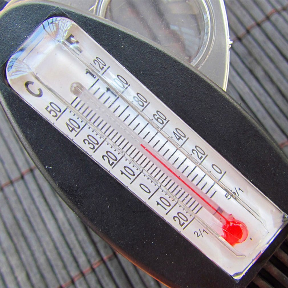 4-in-1 Whistle With Compass Magnifier Thermometer Multifunction Outdoor Camping Hiking Whistle Survival Tool