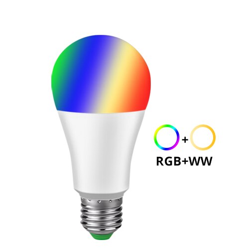 E27 85-265V LED Lamp RGB 15W Wifi APP Control Smart Bulb 5W 10W RGBW RGBWW LED bulb IR Remote Control Home Lighting лампочки: RGBWW 15W