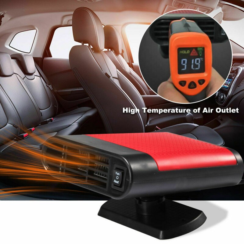 Winter Car Heater Universal 12v Car Window Fan Heater Portable Car Interior Heating Accessories Window Mist Remover Car Heaters