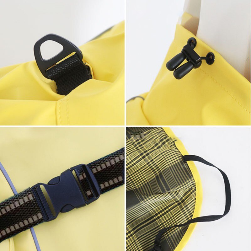 Belly Chest Back One Dog Pizex Coat Pet Coat Raincoat Blue 5xL