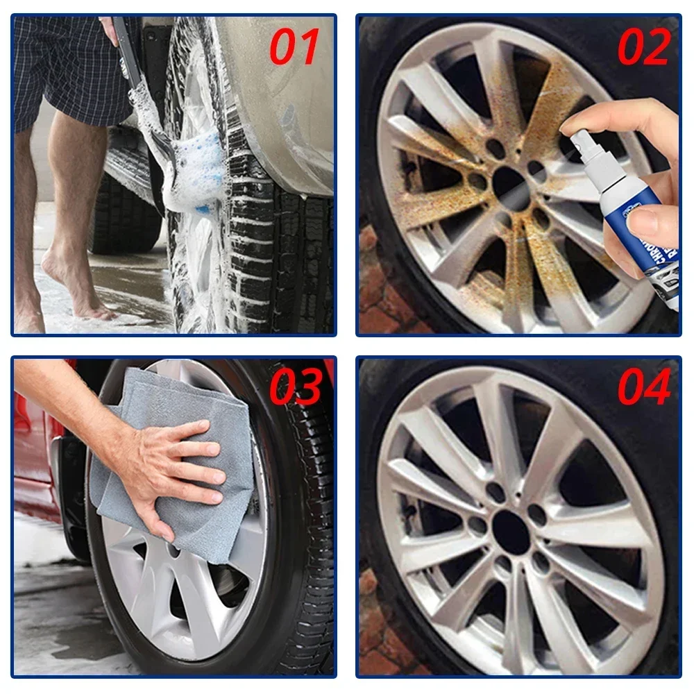 Rust removal conversion agent automotive coating micro-plating crystal paint surface decontamination brightening anti-oxidation