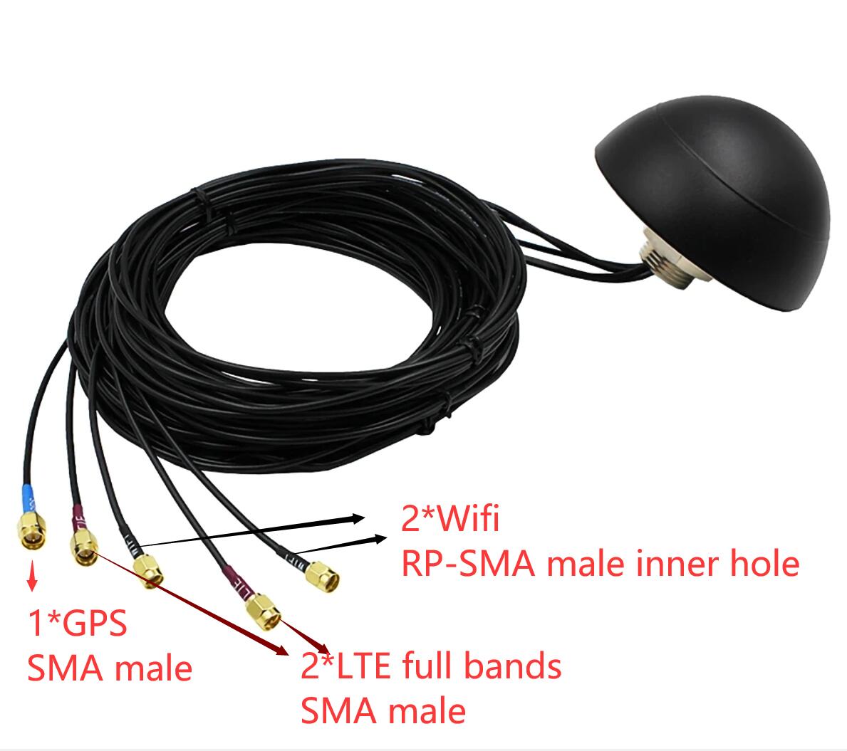 Antenne WIFI MIMO LTE haute vitesse avec GPS: Default Title