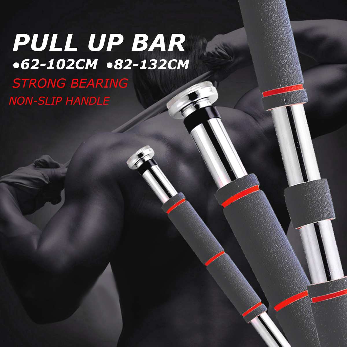 Multi-functional Pull-Up Bar Home Horizontal Bar Steel Push Up Gym Fitness Adjustable Equipment For Arm Sport Indoor Training