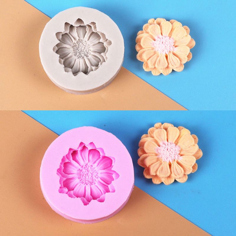 Mini Bloem Siliconen Cake Fondant Hars Mallen Rozen Bloem Mold Daisy Bloem Mallen Kleine Bloem Mallen Sieraden Art Gereedschap