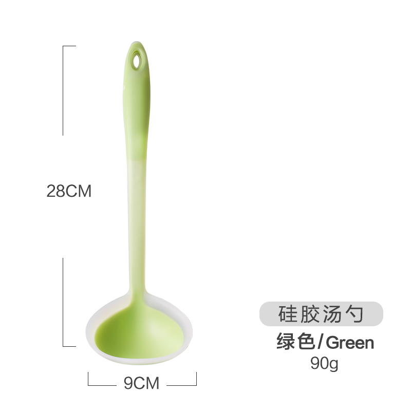 Silikone spatel suppe ske køkken husholdning pandekage stegt æg fisk madlavning skovl køkkenudstyr non-stick pan dedikeret: 8