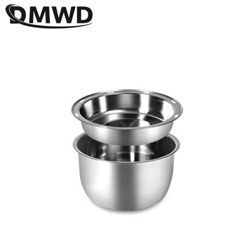 DMWD 1L Multifunctional Mini Electric Cooker Office Heating Lunch Box Personal Food Heater Stewing Soup Pot Rice Cooker 220V