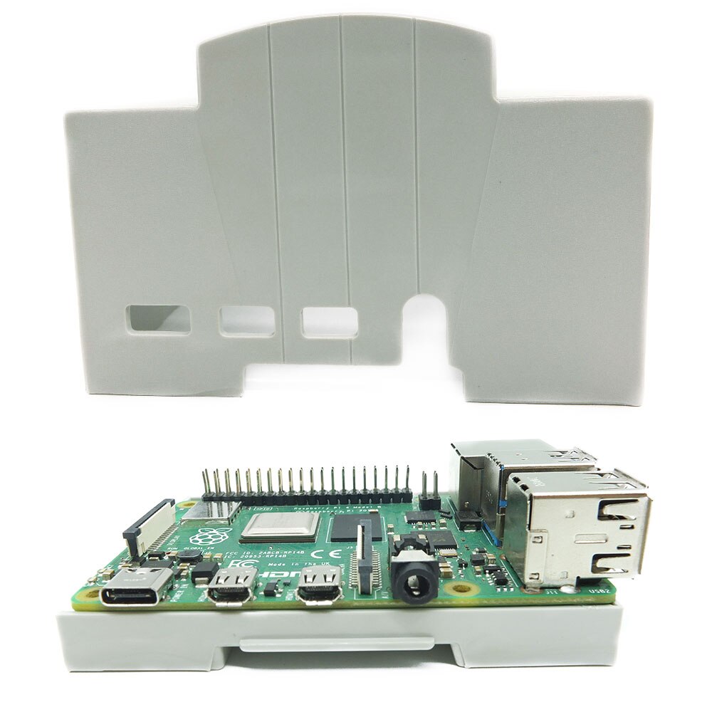 Raspberry Pi 4 Model B Abs Case Wit Case Beschermhoes Behuizing Voor Raspberry Pi 4 / 3 B + / 3 B