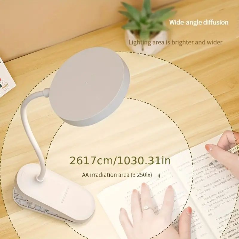 LED-Schreibtischlampe mit berühren-Steuerung – wiederaufladbare, verstellbare Augenschutz-Leselampe, Schreibtischlampe für Höhle Einsatz Ich bin Heimbüro für Studenten