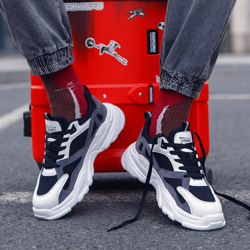 High end Breathable Lightweight rubber sole mens shoes sports casual shoes mesh shoes Zapatillas Men Casual Shoes Zapatos Hombre
