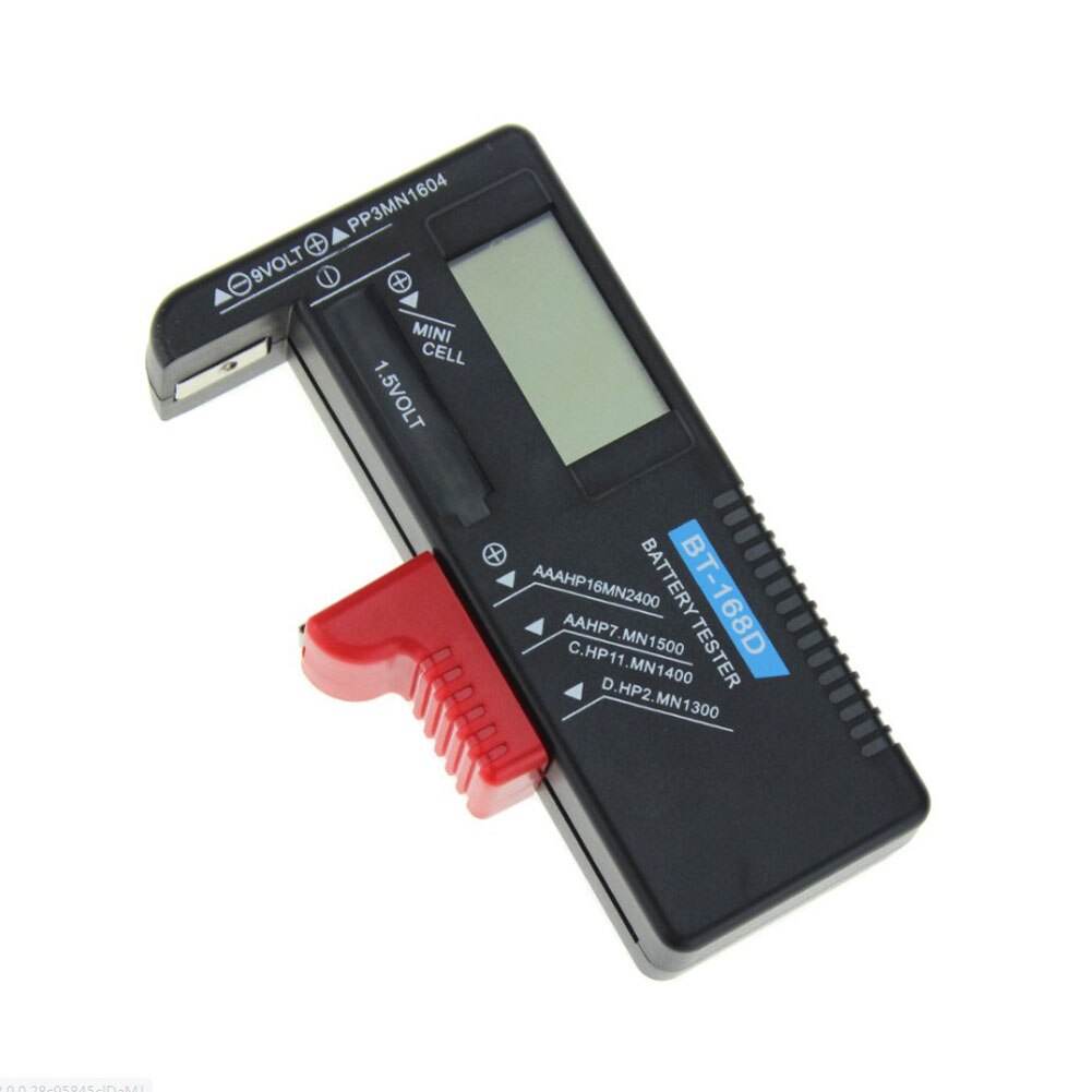 BT-168D Digitale Batterij Capaciteit Tester Universele Batterij Volt Tester Voor Aa/Aaa 9V/1.5V Knoopcel batterij Leven Niveau Testers