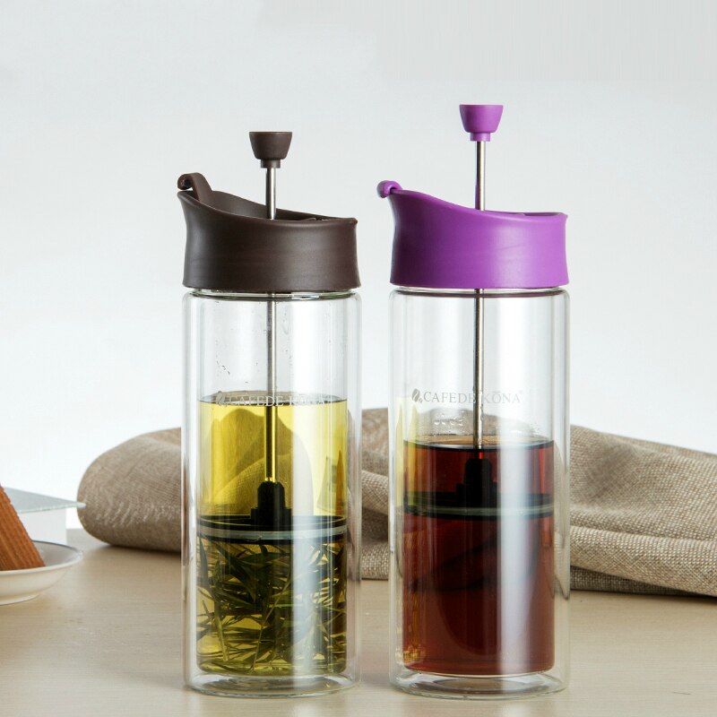 Bodum draagbare reis french press geurende theepot dubbelwandig glas café werk kantoor koffiezetapparaat druppelaar dolce gusto