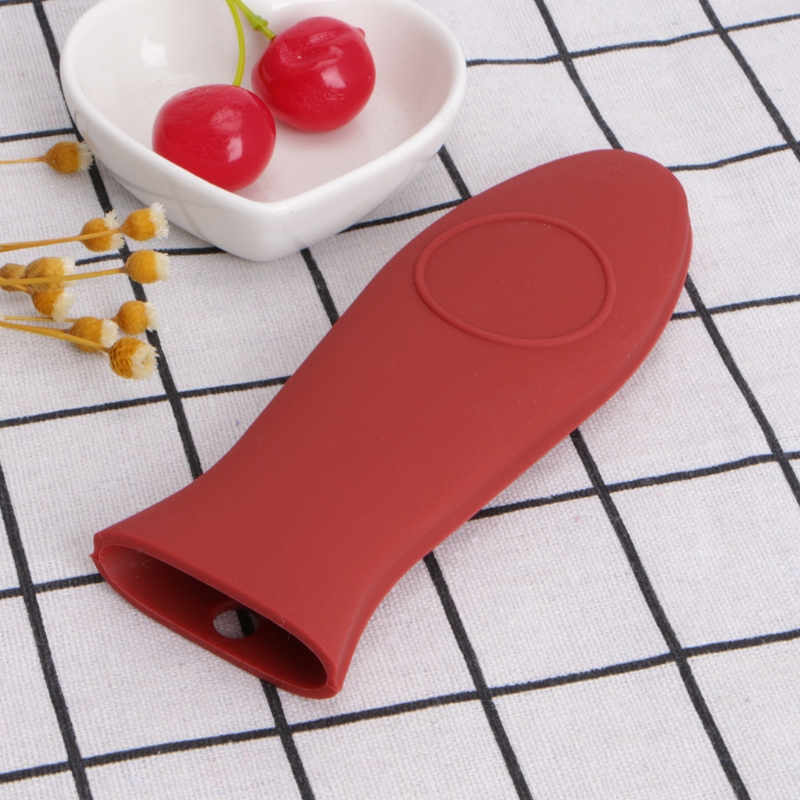 Silicone Handle Holder Lodge Pot Sleeve Ashh Cover Grip For Kitchen Pan Hold