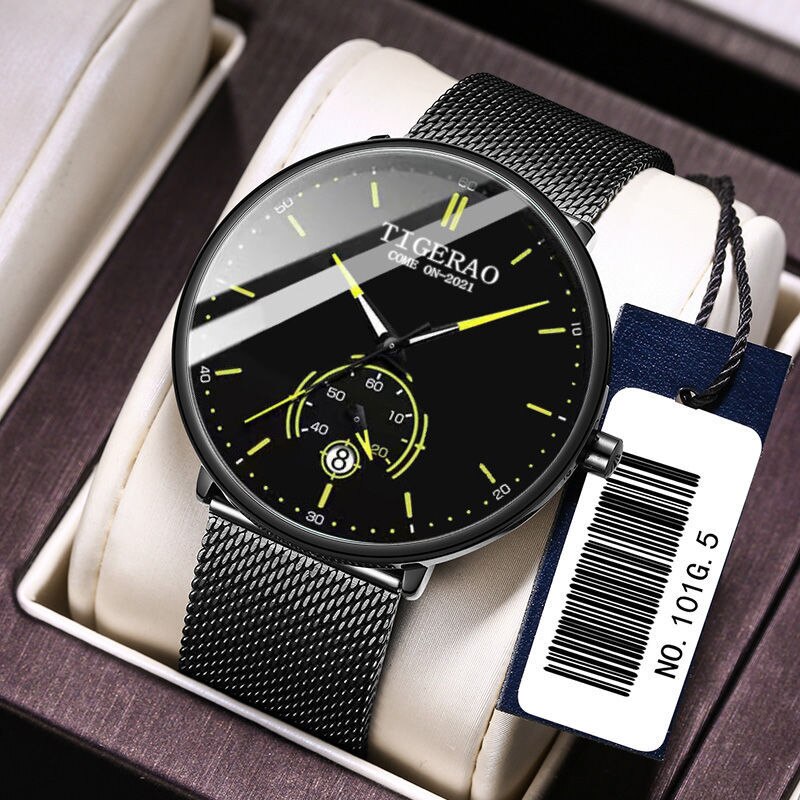 Montre avec mouvement automatique suisse, – Grandado