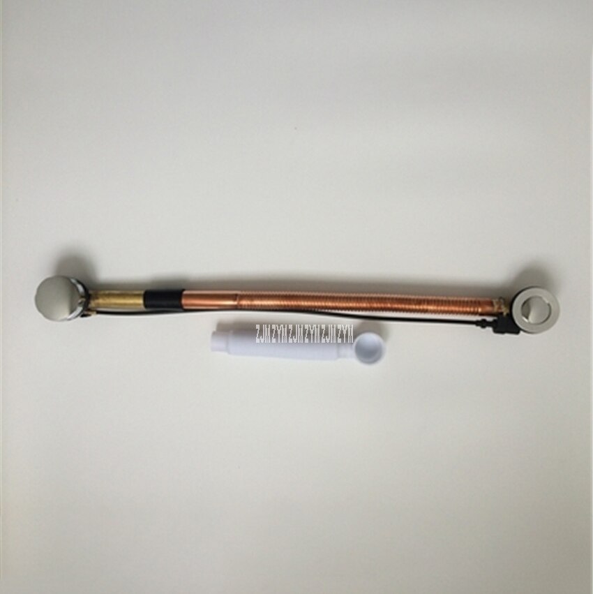 0033 Full Copper Rotary Bounce Basin Drainer Set Copper Bathtub Sewer Fittings Mop Sink Drainer Water Removal Device Sewer Pipe: center distance750mm