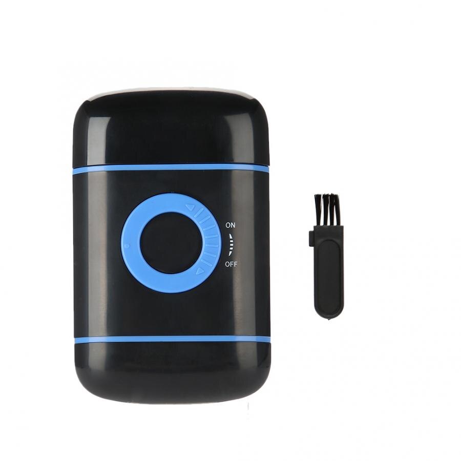 Eletrico elektrisk rakapparat ultratunn folie-upp skäggtrimmer aa batteridriven rakhyvel för män: Blå