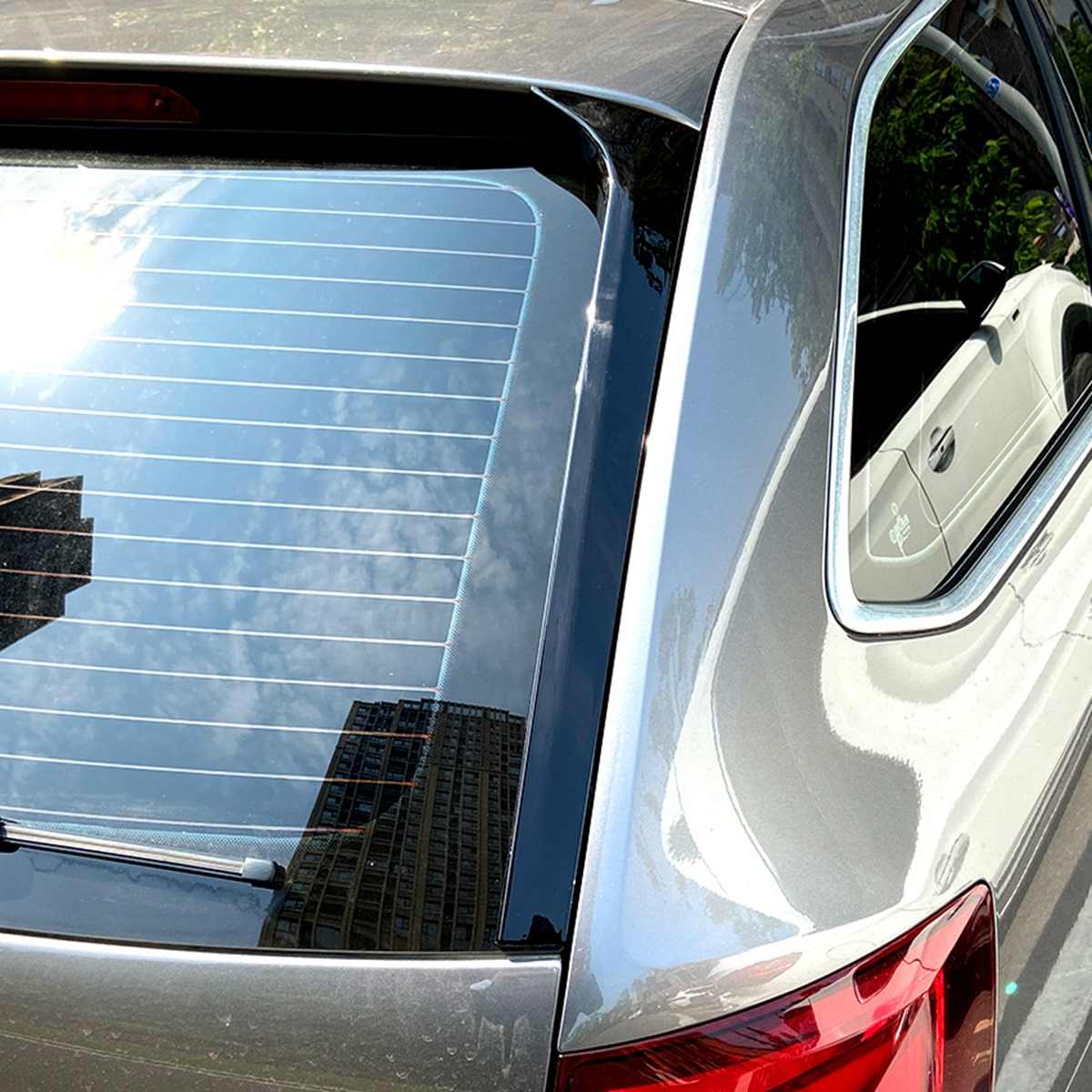 Alerón lateral para ventana trasera, color negro brillante, Canard Canards Splitter para Skoda Octavia Estate, , , , , estilismo para coche