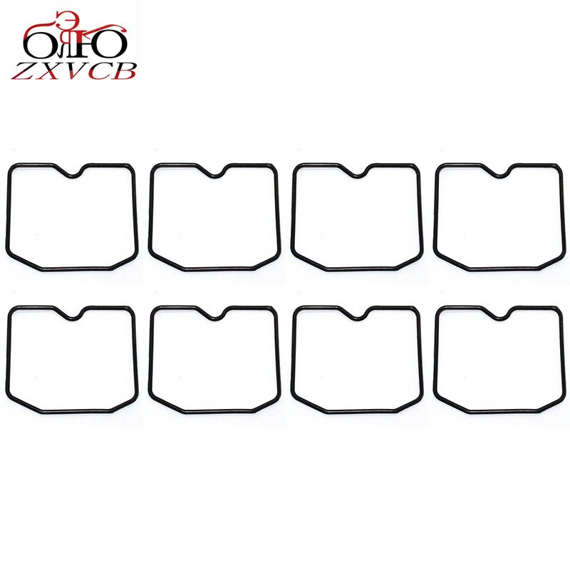 Voor Kawasaki EN450 EN500 EX500 ER500 NL EX ER 450 500 carburateur reparatie Bodem shell pakking behuizing (rubber): 8pcs