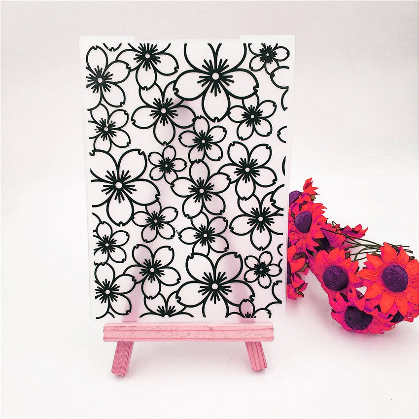plastic Flower template craft card making paper card album wedding decoration scrapbooking Embossing folders