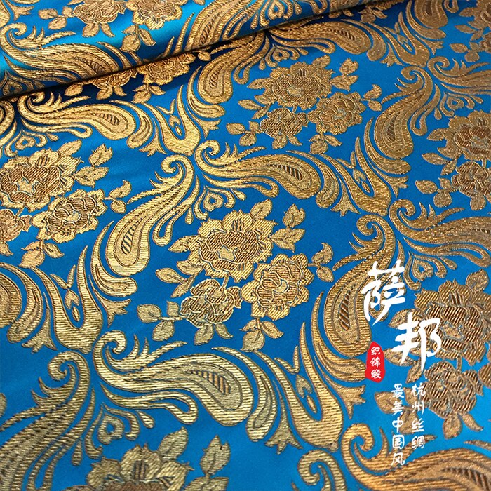 50Cm * 75Cm/Stuk, Hoorn Jacquard Zijden Doek, Kleding, Cheongsam, Tafel Vlag, gordijn, Kussen Stof, Diy Handgemaakte Materialen