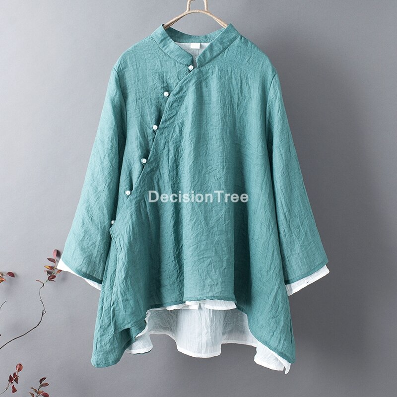ladies women chinese traditional top qipao shirt cheongsam blouse traditional chinese cheongsam blouse for women: color2