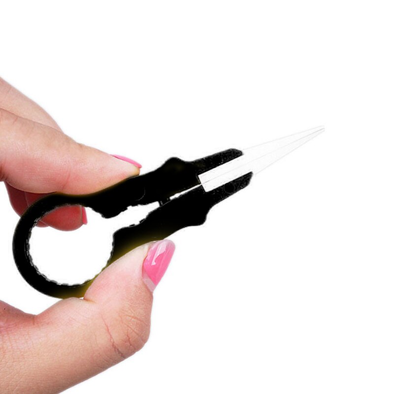 Heat Resistant DIY Multifunctional Screwdriver Pointed Ceramic Tweezers Stainless Steel Handle Electronic Equipment#1