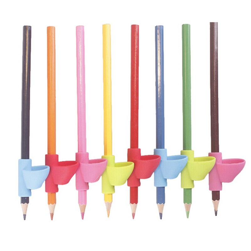 Kinderen Potlood Houder Correctie Schrijven Hold Pen Grip Houding Tool Siliconen Schrijven Houding Corrector Briefpapier Pen Houder