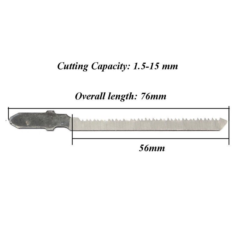 HCS T-Shank Jigsaw Blades Curve Cutting Tool Kits For Wood Plastic