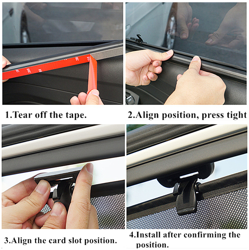 Voor Kia Niro Automatische Intrekbare Gordijnen Auto Zonnescherm Auto Gordijn Auto Window Zonnescherm Side Window Mesh zonneklep