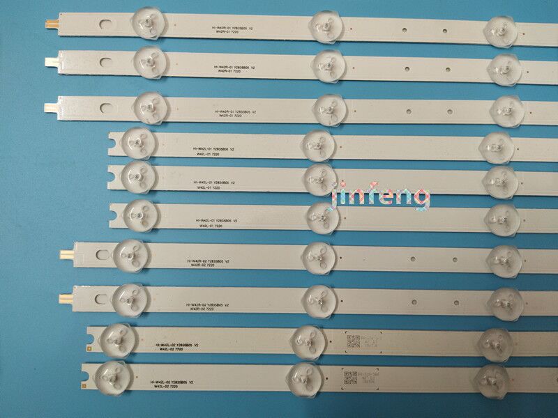 LED Backlight Strip Kit For Panasonic TX-L42B6E TX-L42B6B TX-L42BL6B TX-L42BL6E 42 inch TV Array LED Strips Backlight Bars Bands